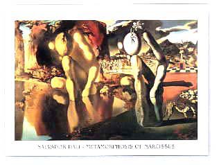Metamorphosis Of Narcissus by Salvador Dali - print