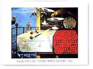 Natura Morta Vivente by Salvador Dali - print