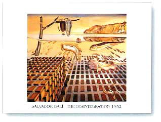 The Disintegration by Salvador Dali - print