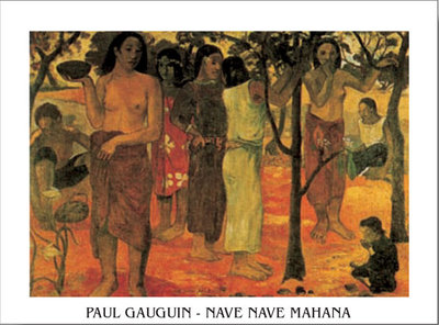 Nave Nave Mahana by Paul Gauguin - print