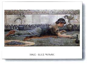 Blue Mosaic by Hale - print