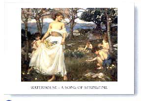 A Song Of Springtime by Waterhouse - print