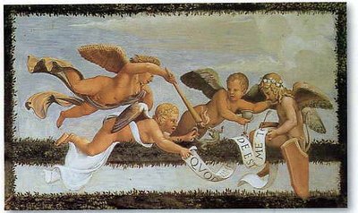 Cheap Putti Sala Di Psiche E Amore (Particolare DX) print by Anonimo