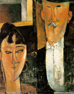 Gli Sposi by Amedeo Modigliani - print