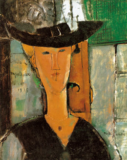 Madam Pompadour by Amedeo Modigliani - print