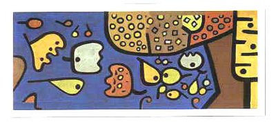 Fruchte Auf Blau by Paul Klee - print