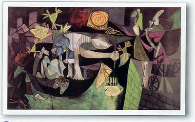 Peche De Nuit A Antibes by Pablo Picasso - print