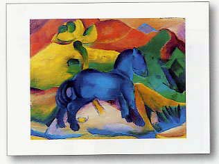 Cheap Blaues Pferdchen Kinder Bild print by Franz Marc