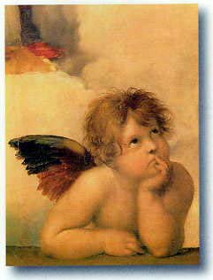 Madonna Sistina (Part.Verticale) by Sanzio Raffaello - print