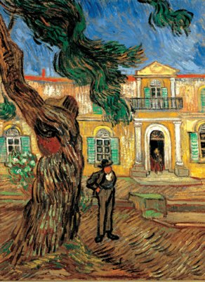 L'hopital Saint-Paul-de-Mausole a Saint Remy by Vincent Van Gogh - print