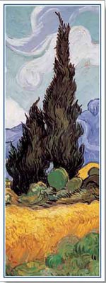 Campo Di Grano Con Cipressi by Vincent Van Gogh - print