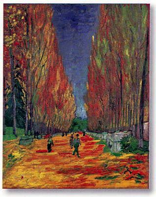 les alyscamps à arles by Vincent Van Gogh - print