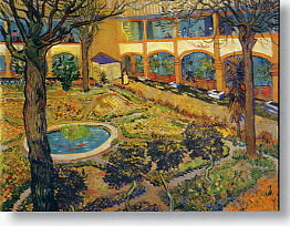 le jardin de hopital à arles by Vincent Van Gogh - print