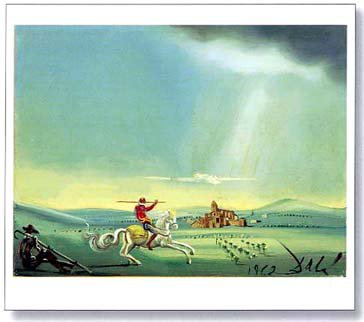 der hl.georg by Salvador Dali - print