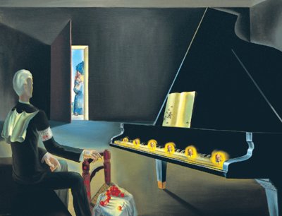 hallucination partielle.six apparition de lanine by Salvador Dali - print