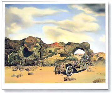 solitude paranoiache-critique by Salvador Dali - print