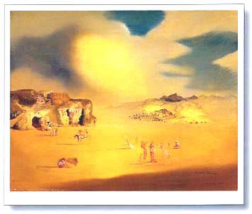 paysage paien moyen by Salvador Dali - print