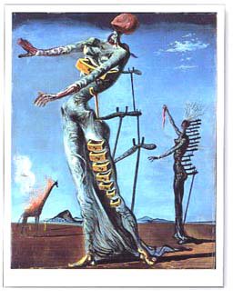 Cheap girafe en feu print by Salvador Dali