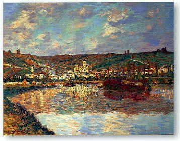 Cheap fin d apres-midi vetheuil print by Claude Monet