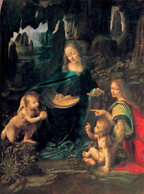 Vergine rocce by Leonardo - print