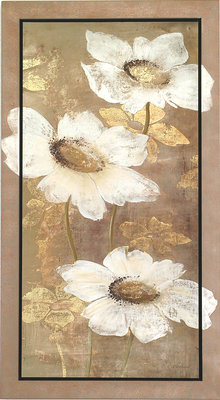 Cheap Gilded Anemone Field print by Fabrice de Villeneuve