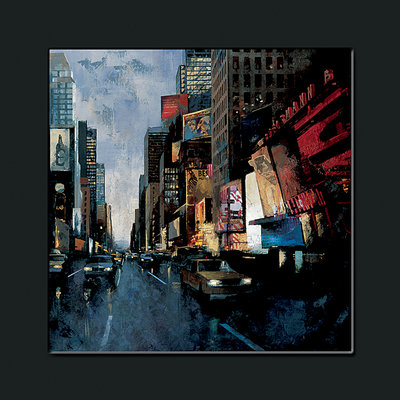 Cheap Times Sqaure II print by Marti Bofarull