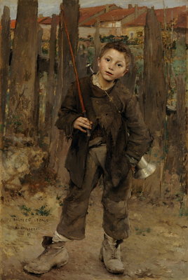 Fine Art Print of Pas Mèche [Nothing Doing] by Jules Bastien-Lepage