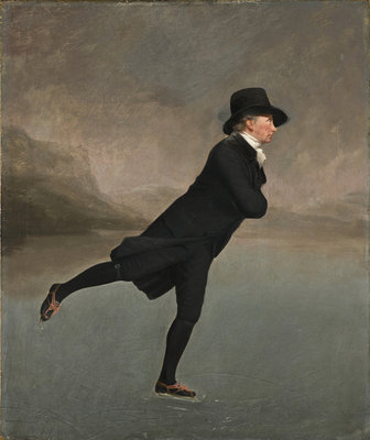 Fine Art Print of Revd Dr Robert Walker (1755 - 1808) Skating on Duddingston Loch by Sir Henry Raeburn