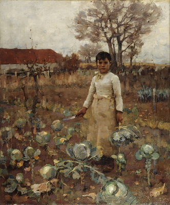 Fine Art Print of A Hind's Daughter by Sir James Guthrie