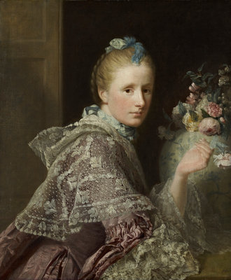 Fine Art Print of The Artist's Wife: Margaret Lindsay of Evelick, c 1726 - 1782 by Allan Ramsay