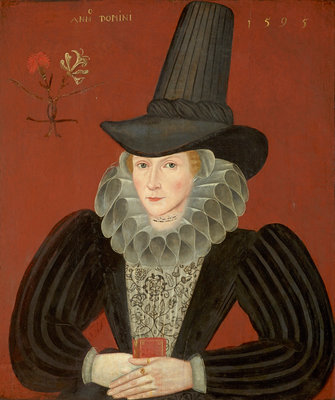 Fine Art Print of Esther Inglis, 1571 - 1624. Calligrapher and miniaturist by Unknown