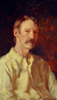 Fine Art Print of Robert Louis Stevenson, 1850 - 1894. Essayist, poet and novelist by Count Girolamo Nerli