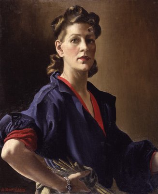 Fine Art Print of Anna Katrina Zinkeisen (Mrs Heseltine) by Anna Katrina Zinkeisen