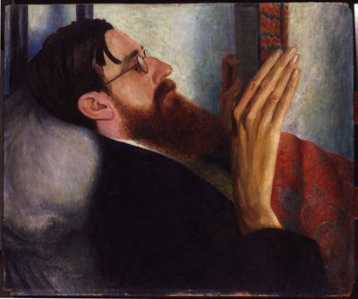 Fine Art Print of (Giles) Lytton Strachey by Dora Carrington