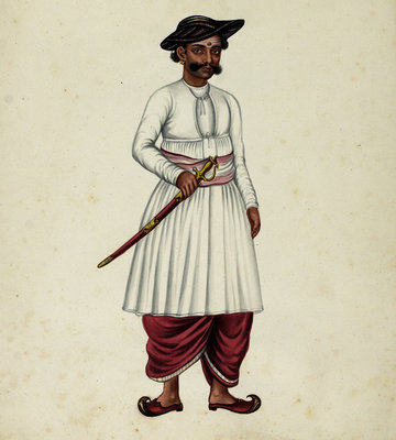 Collector's Servant by Indian School - print