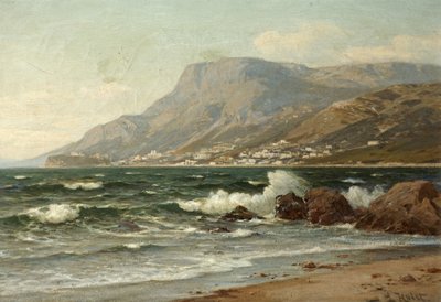 Monte Carlo and Monaco from Cap Martin by Lauritz Holst - print