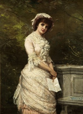 Fine Art Print of The Billet Doux by William Oliver