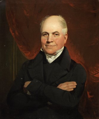 Sir Benjamin Cotes Esq (1775–1855) of Tettenhall, Staffs by British School - print