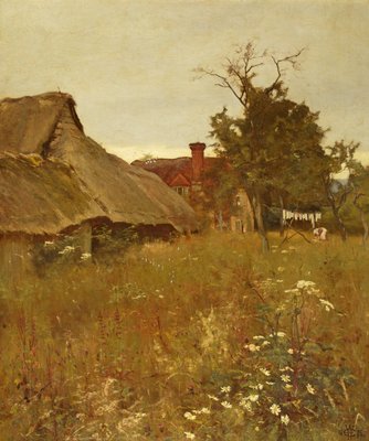 A Weedy Old Corner by Edward Wilkins Waite - print