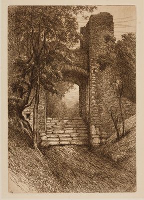 Entrance to the Courtyard, 1864 - 1908 by Henry Pope - print