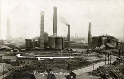 Bilston Steelworks, Bilston, 1920 by Unknown - print