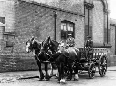 Horse-Drawn Vehicle, M. A. Boswell (Contractors) Ltd., Wolverhampton , circa 1920s by Unknown - print