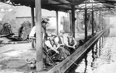 Metal Workers, Bilston Steelworks, 1928 by Unknown - print