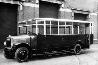 Guy Motor Bus, Wolverhampton, May 1925 by Unknown - print