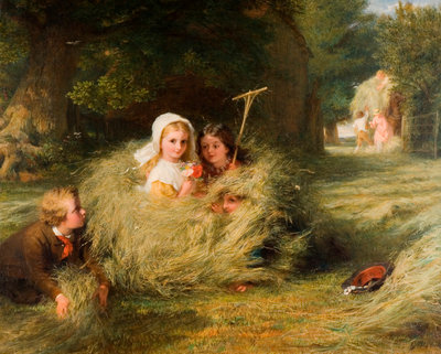 Nestlings, 1870 by George Bernard O'Neill - print