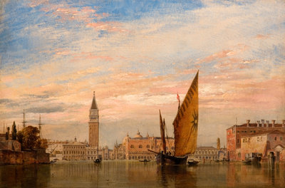 On The Grand Canal (Venice), 1851 by Edward William Cooke - print