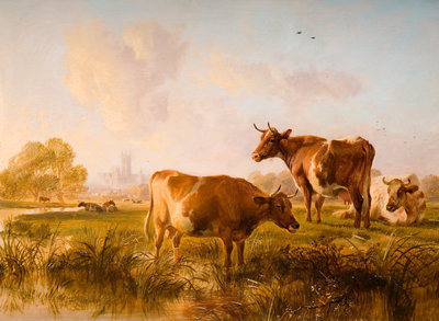 In The Canterbury Meadows, 1863 by Thomas Sidney Cooper - print
