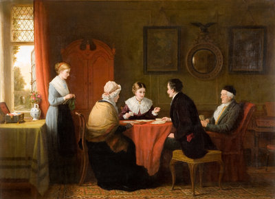 A Misdeal, 1877 by Frederick Hardy - print
