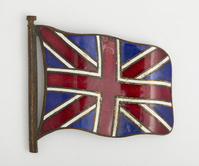 Enamelled Union flag badge by Unknown - print