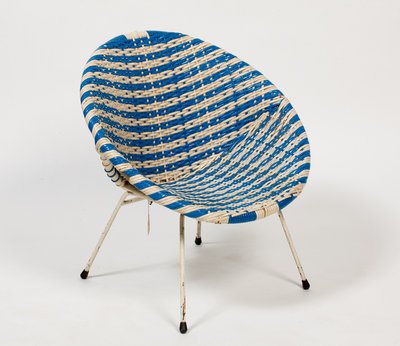 Child's circular chair, 1950s by Unknown - print